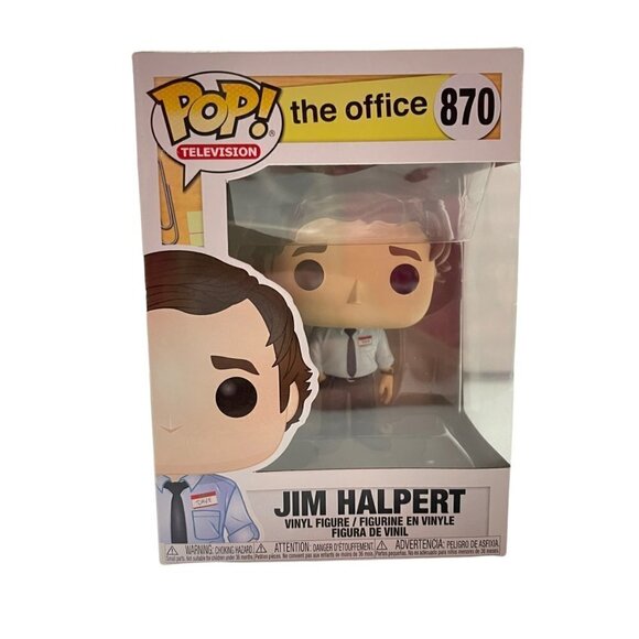 Funko Pop Jim Halpert 870 In Box The Office Collectible Figurine - Picture 1 of 9